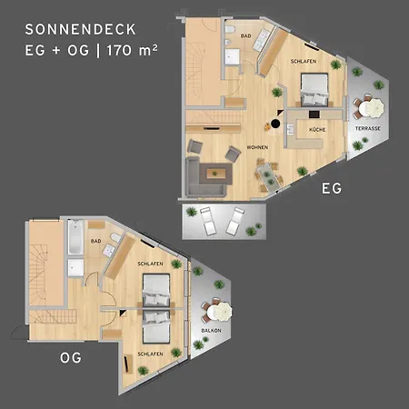 Winkelschiffchen I Mit Sauna Lägenhet *