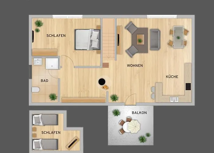 아파트 Winkelschiffchen I Mit Sauna