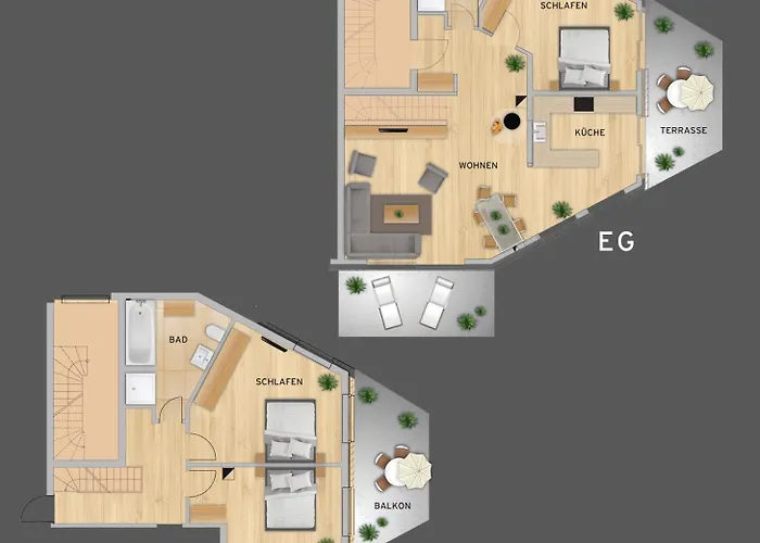 Winkelschiffchen I Mit Sauna 아파트 *